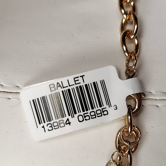 NWT BALLET BRAND FAUX PEARL AND CRYSTAL "BEE" NECKLACE - Picture 8 of 9